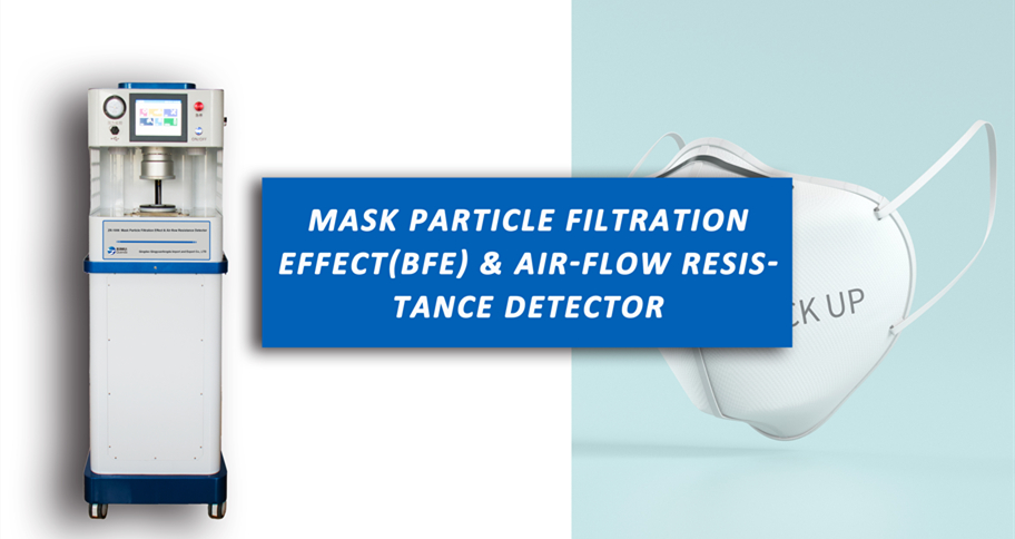 Mask particle filtration effect(BFE) & air-flow resistance detector